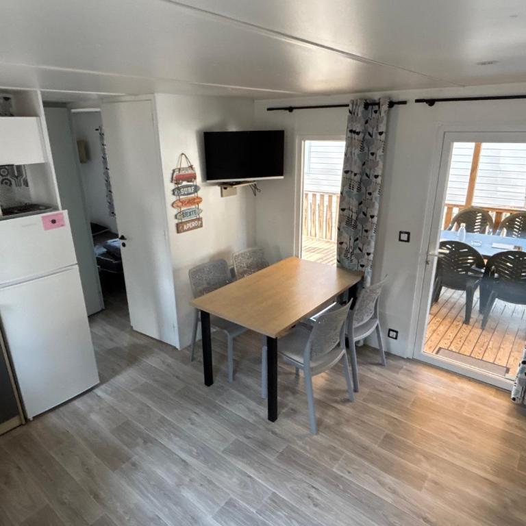 Mobilhome climatisé Seignosse - 3 chambres- 7 personnes - Camping les Oyats - 800m de la plage - Casa Mobile - 7