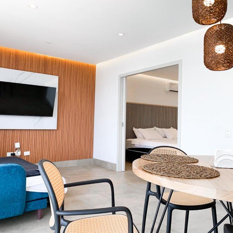 Suite 10th floor, 3 min from the airport - Apartamento Deluxe de 1 dormitorio con vistas a la ciudad - 1