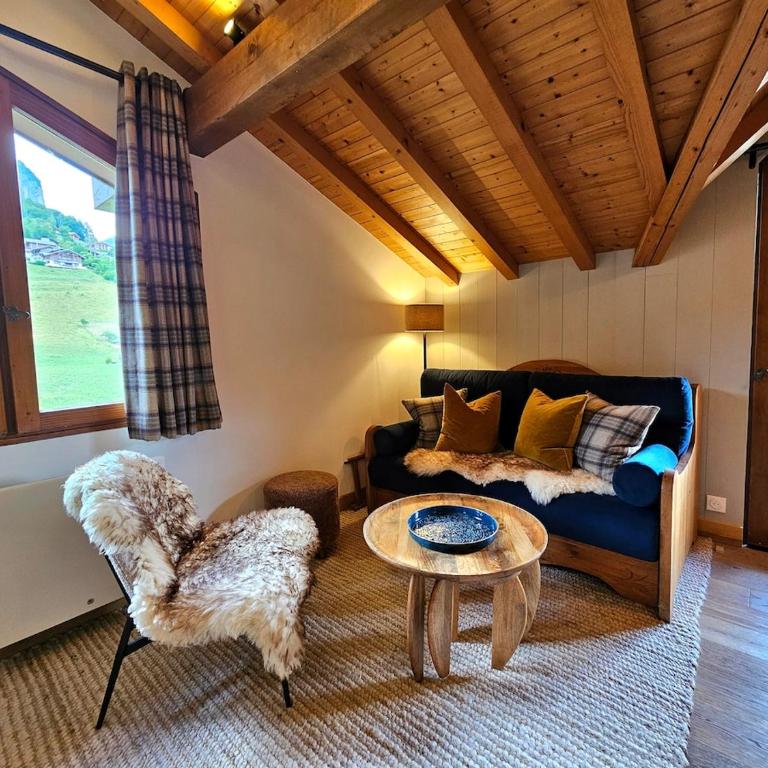 Refuge cocooning 2 personnes au cœur de Samoëns - Apartment mit 1 Schlafzimmer - 2