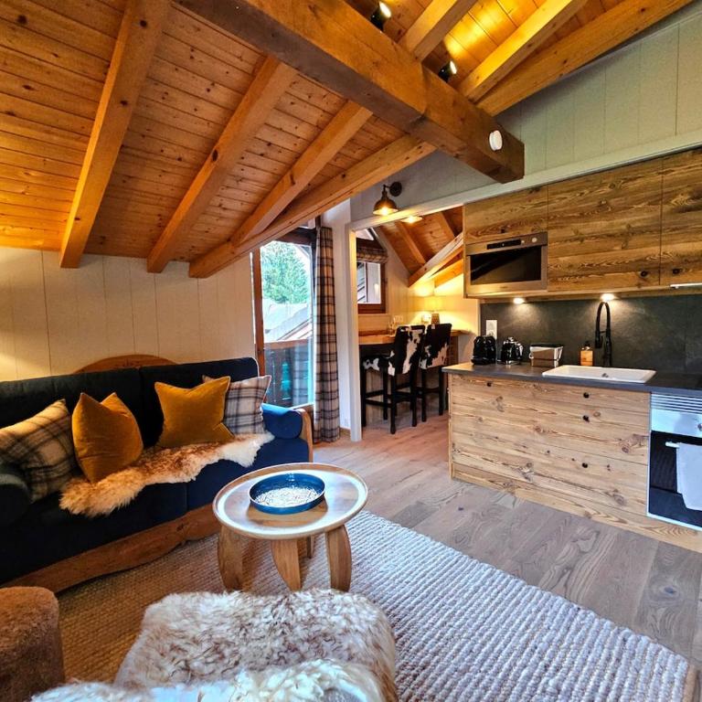 Refuge cocooning 2 personnes au cœur de Samoëns - Apartment mit 1 Schlafzimmer - 1