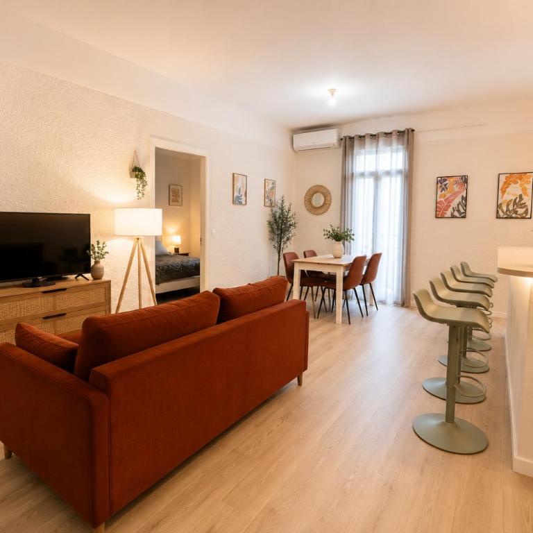 Gare - Spacieux T2 avec Clim Balcon Wifi - Appartement 1 Chambre - 10