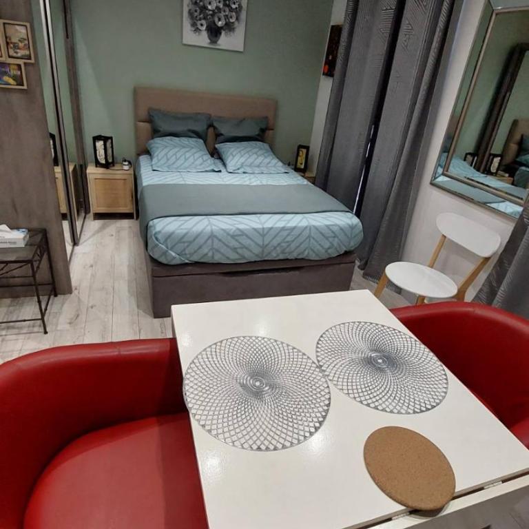 Studio lumineux avec stationnement proche Monaco, Nice, plage et gare - Appartamento con 1 Camera da Letto - 7