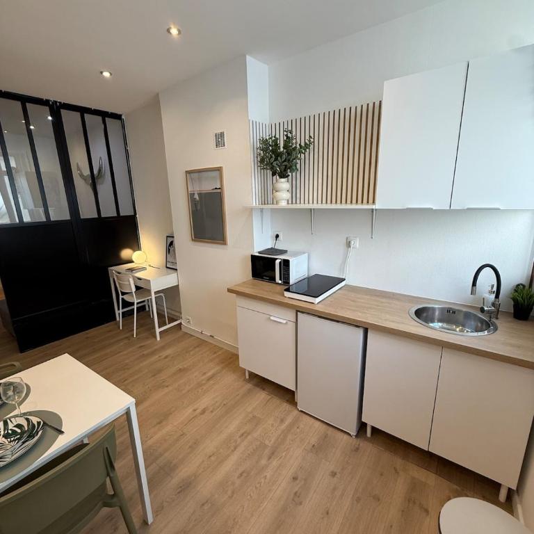 Studio confortable Écume, accès à pied à la Mer, Nausicaa et au centre ville - Appartement 1 Chambre - 16