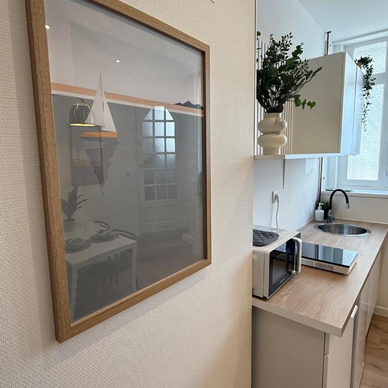 Studio confortable Écume, accès à pied à la Mer, Nausicaa et au centre ville - Appartement 1 Chambre - 20