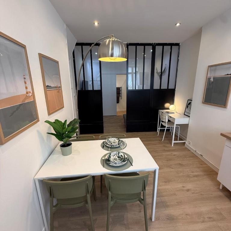 Studio confortable Écume, accès à pied à la Mer, Nausicaa et au centre ville - Appartement 1 Chambre - 37