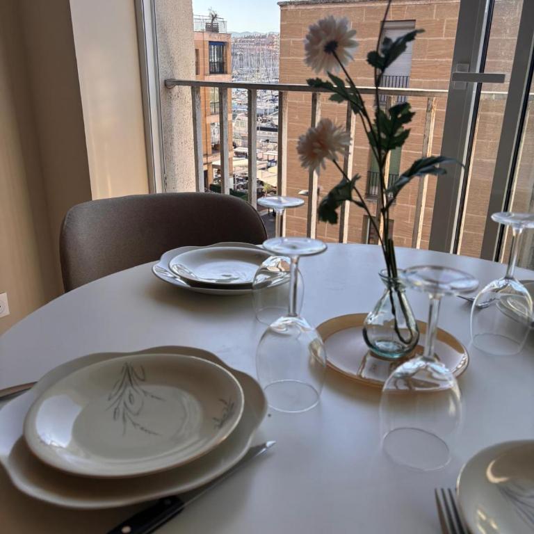 Appartement 80m2 Terrasse Vue Bonne Mère centre Vieux-Port - option parking - Appartement 2 Chambres avec Vue sur le Port - 9