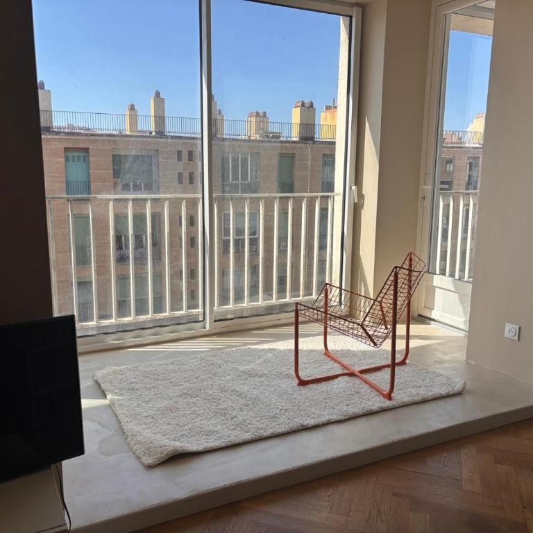 Appartement 80m2 Terrasse Vue Bonne Mère centre Vieux-Port - option parking - Appartement 2 Chambres avec Vue sur le Port - 12