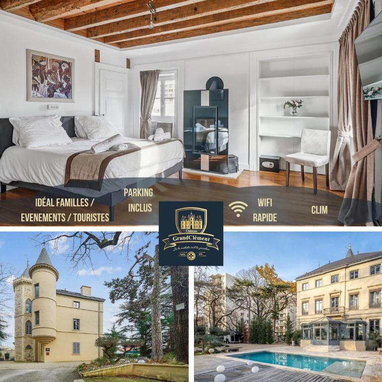 Suite Jacobins by Château GrandClément - Charme haussmannien, 4 chambres, Parc - Parking - Wifi - Piscine - à 10 min de Lyon - Apartamento Deluxe de 4 dormitorios - 1