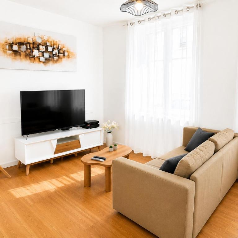 RM-0 - Joli 2 pièces tout équipé au RDC à Mulhouse pour 1-2 pers - One-Bedroom Apartment - 2
