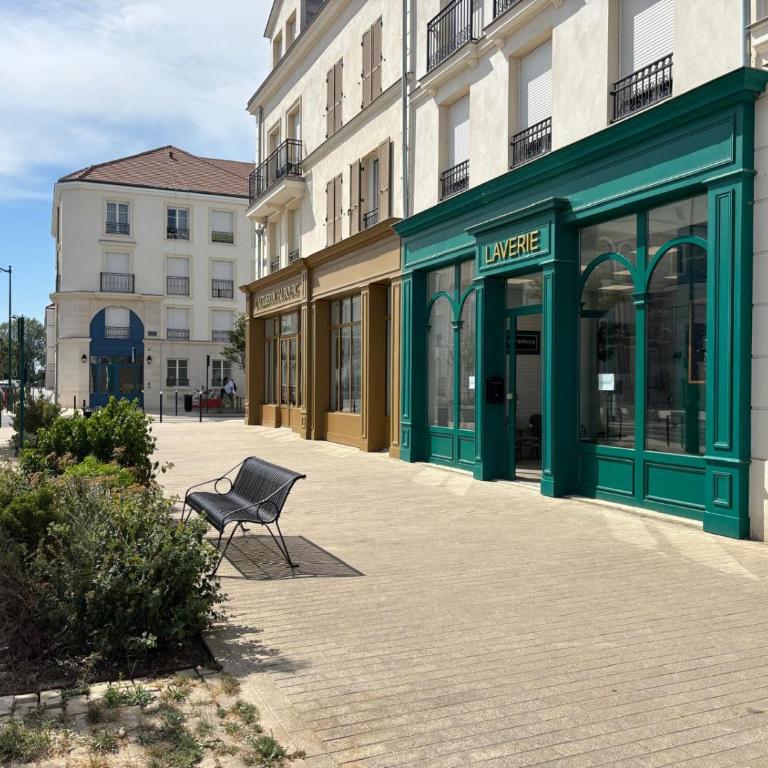 Le petit nid, T2 neuf 4 voyageurs terrasse parking Disneyland Paris - Apartment mit 1 Schlafzimmer und Gartenblick - 37