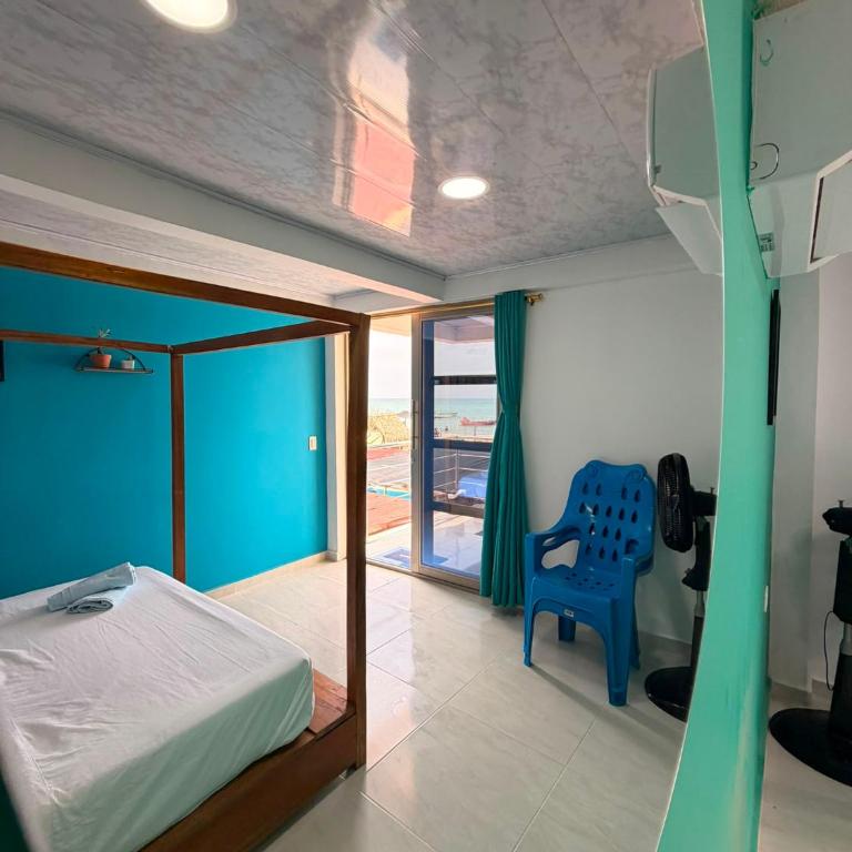 El Gran Jeronimo Hostal Rincon del Mar - Habitación Cuádruple con vistas al mar - 3