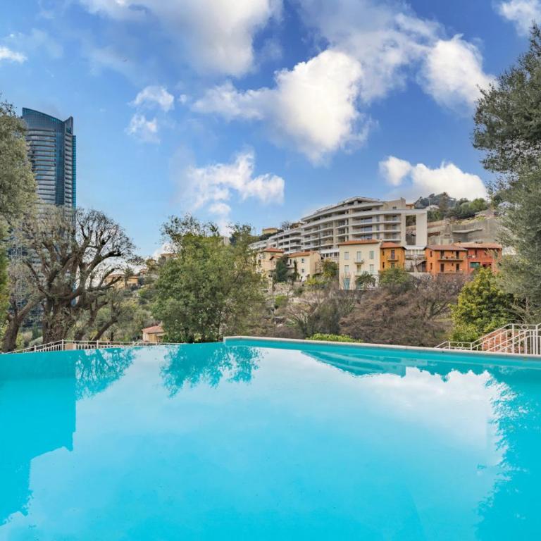 Monte Carlo Monaco Border, Swimming Pool, Parking, See View, Terrace - Appartement 2 Chambres - Vue sur Mer - 54