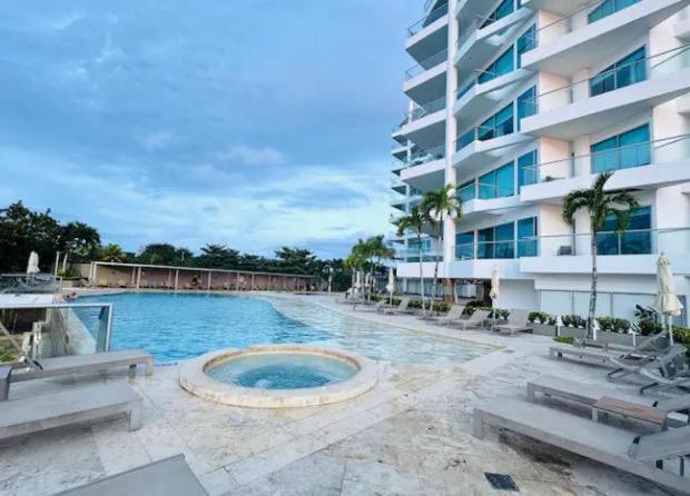 Apartamento con piscina, Morros Cartagena vista al mar y aire acondicionado 3 habitaciones - Three-Bedroom Apartment - 11