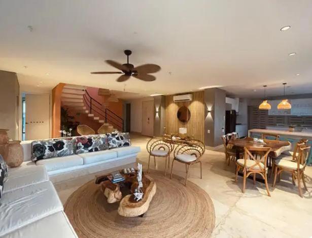 Apartamento con piscina, Morros Cartagena vista al mar y aire acondicionado 3 habitaciones - Three-Bedroom Apartment - 19