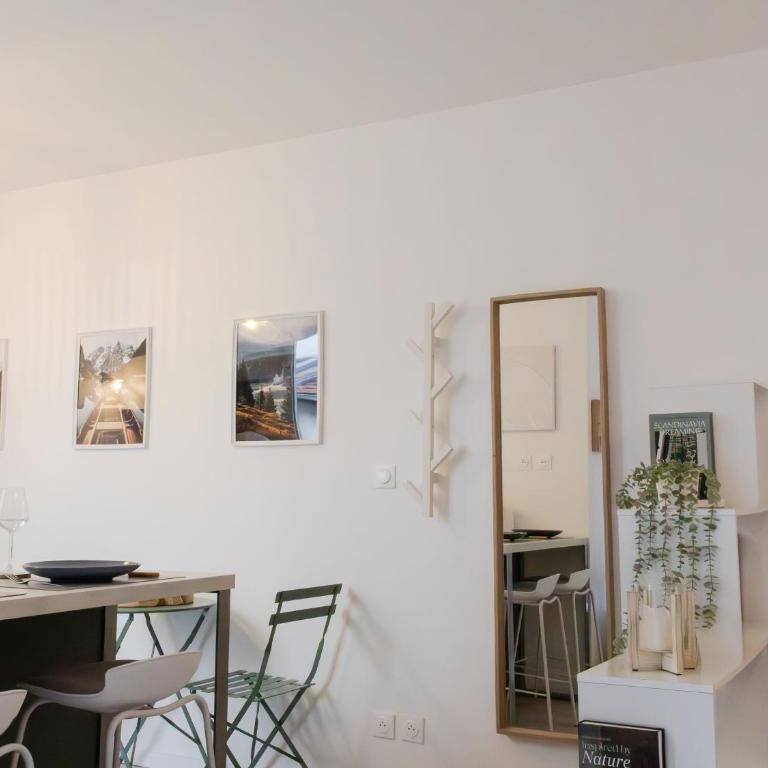 Le cocon, centre Reims, Climatisation, Terrasse - Appartement 2 Chambres - 8