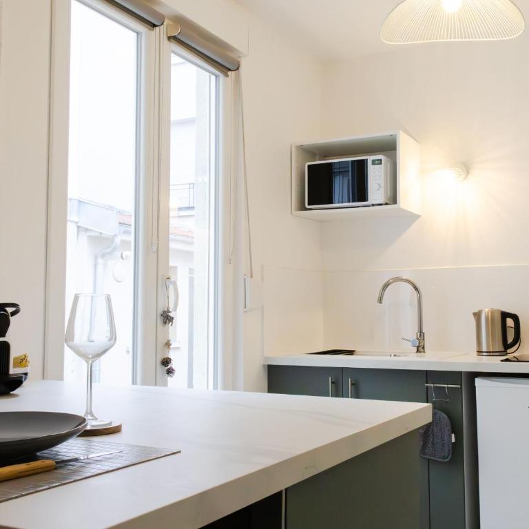 Le cocon, centre Reims, Climatisation, Terrasse - Appartement 2 Chambres - 9