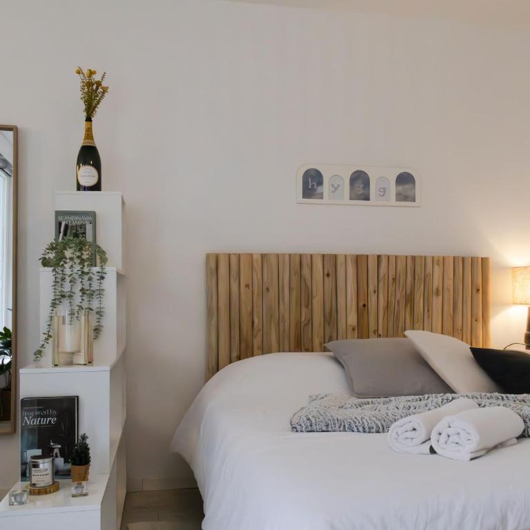 Le cocon, centre Reims, Climatisation, Terrasse - Appartement 2 Chambres - 1