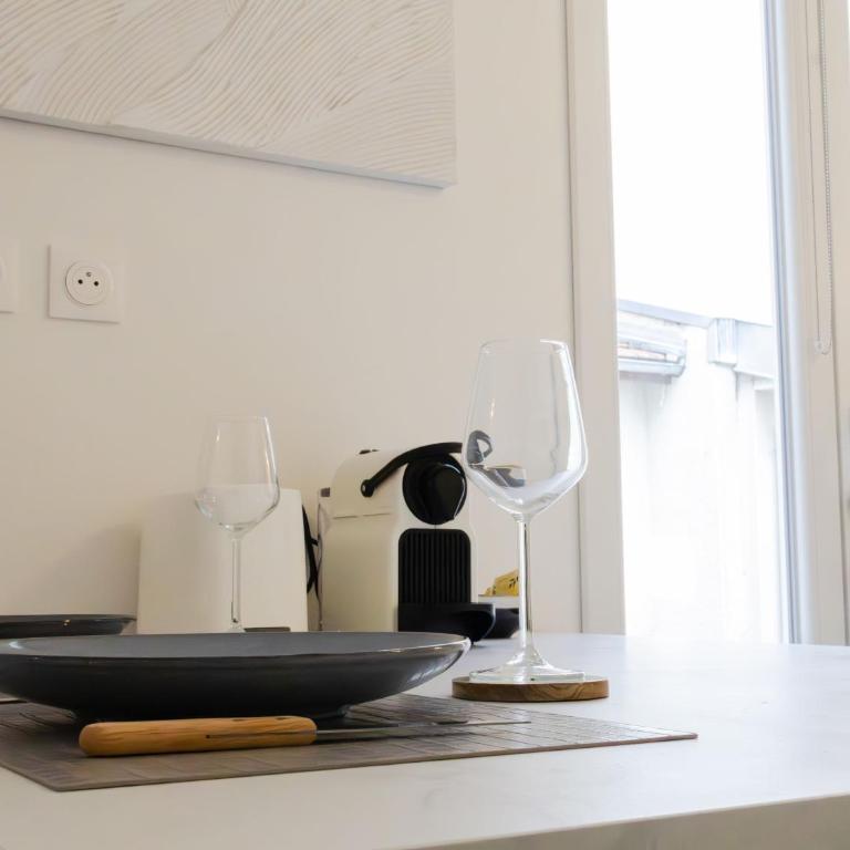 Le cocon, centre Reims, Climatisation, Terrasse - Appartement 2 Chambres - 19
