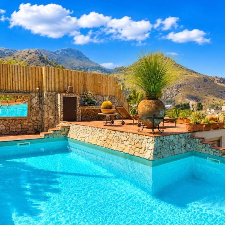 VILLA LOU TAORMINA Exclusive Private Villa with Panoramic Sea View Pool - Villa con Piscina Privata - 49
