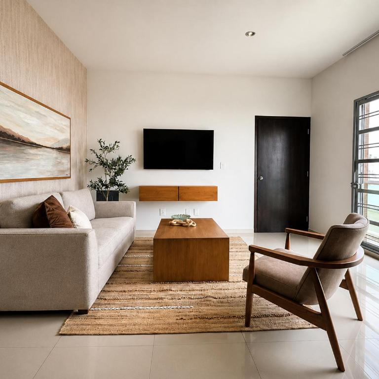Moderno Depto 2 Recámaras I 2 Baños I Parking - Appartement 2 Chambres - 1