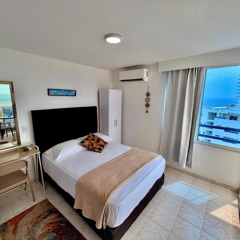 Apartamento hermoso en cartagena el laguito bocagrande con vista al mar - Two-Bedroom Apartment - 10