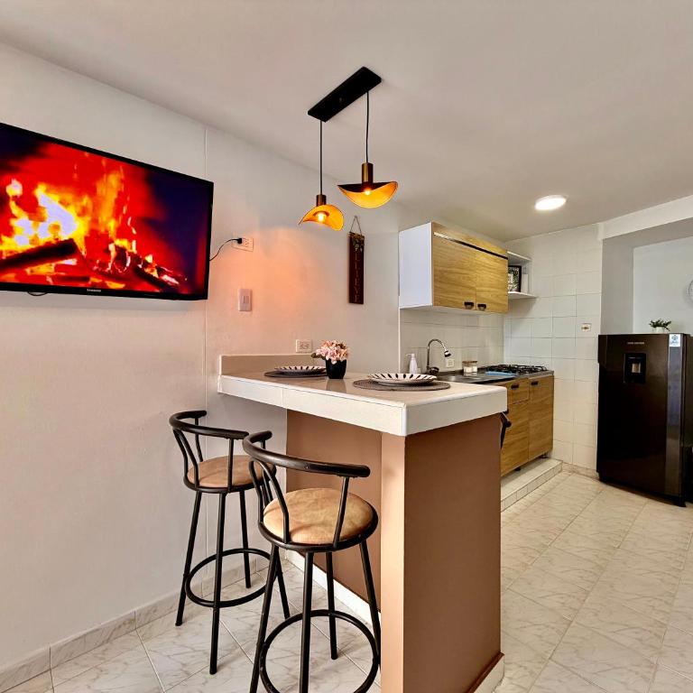 Apartamento hermoso en cartagena el laguito bocagrande con vista al mar - Two-Bedroom Apartment - 4