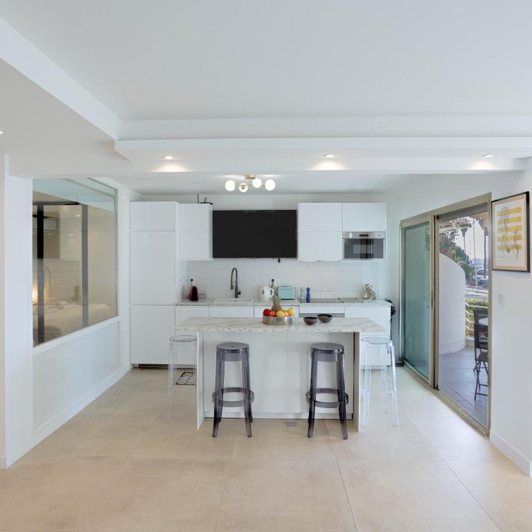 Le Romance - Palm Beach - Vue Mer - Wifi - Clim - Appartement 1 Chambre avec Vue sur la Mer et Terrasse - 20