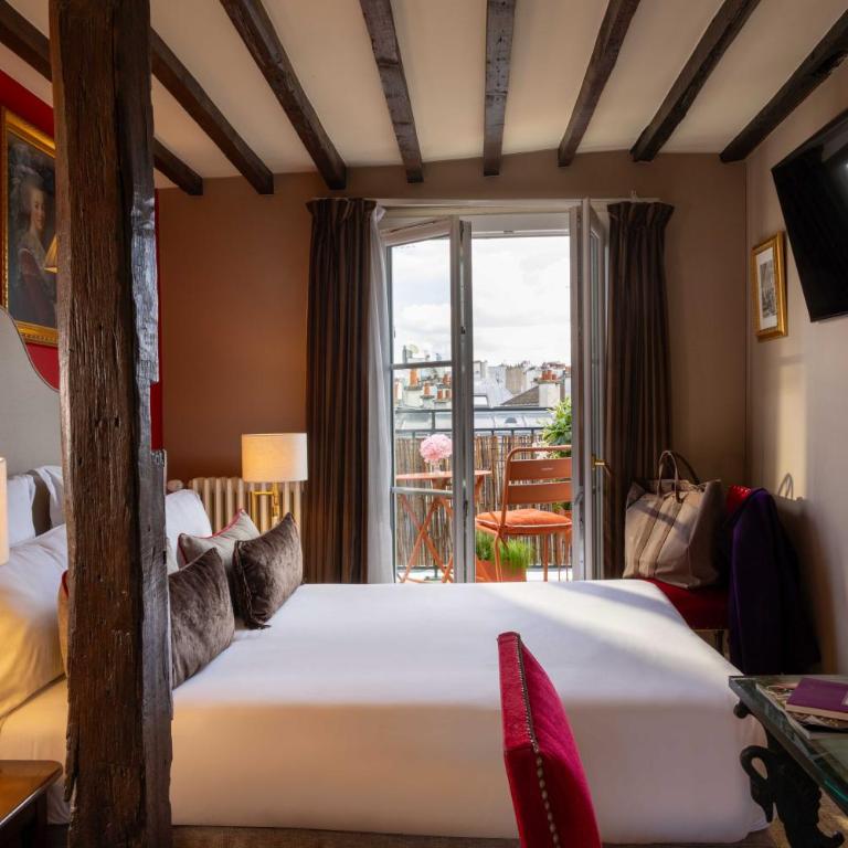 Hotel Des Deux Continents - Chambre Double avec Terrasse - 2