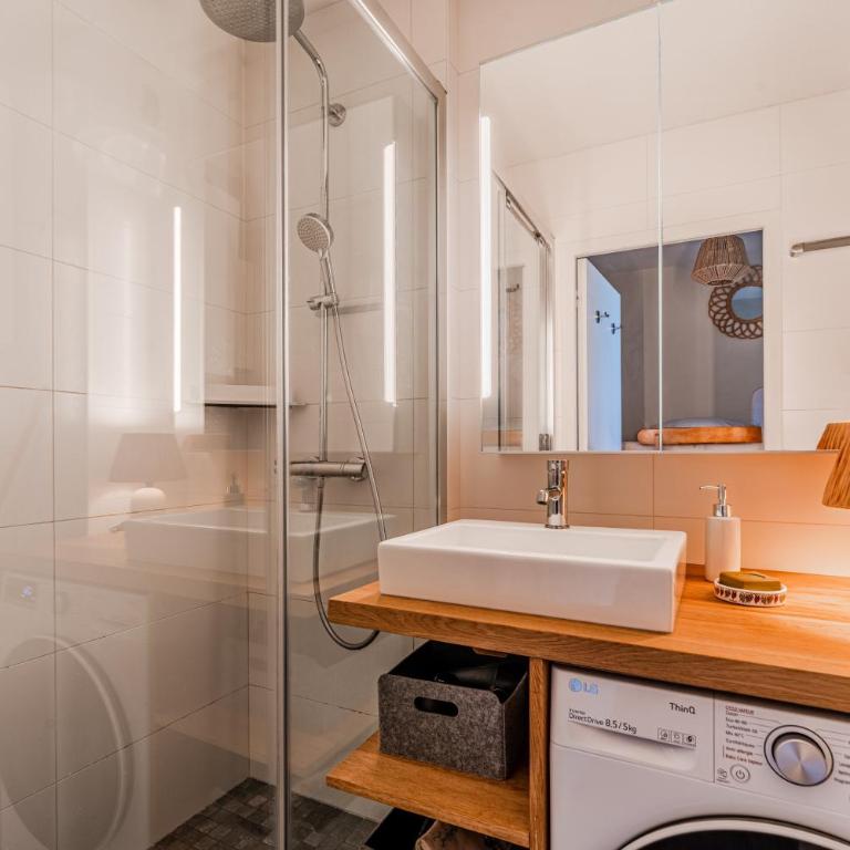 Studio vue mer - direct plage - Studio mit Terrasse - 8