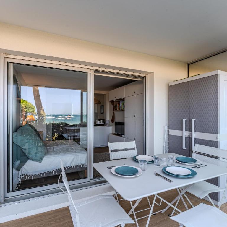 Studio vue mer - direct plage - Studio mit Terrasse - 10