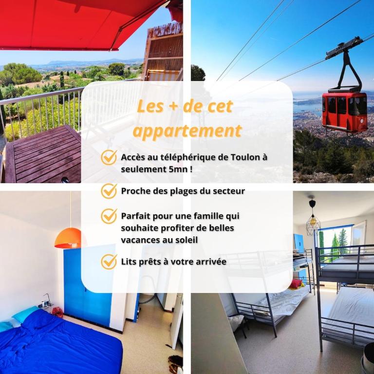 Superbe et spacieux appartement vue mer incroyable - Apartment mit 2 Schlafzimmern - 1