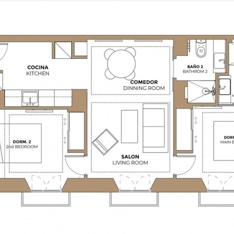 Bright and new- 2Bd 2Bth- Conde de Torrejon - Apartamento de 2 dormitorios - 19