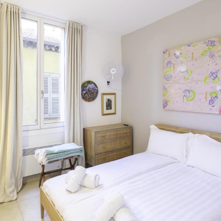 A9 Staywizus-3P Vieil Antibes 5 min Mer-AC-WIFI - Apartment - 3
