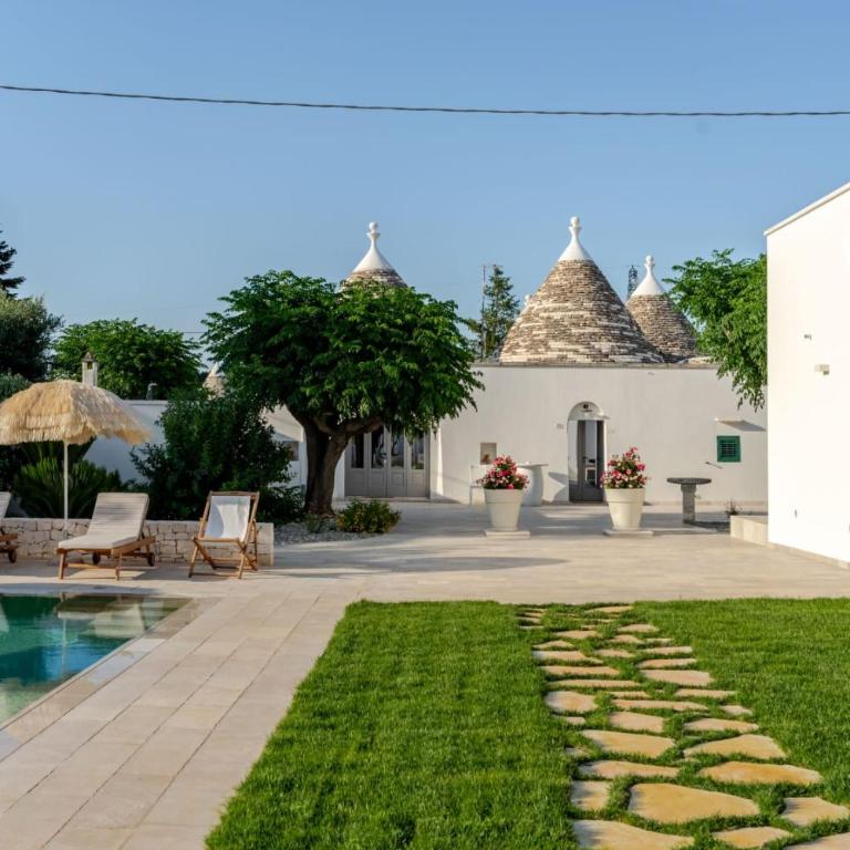 Pavì Trulli e Suites - Camera Familiare con Vista Giardino - 38