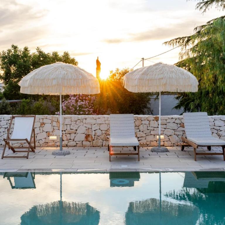 Pavì Trulli e Suites - Camera Familiare con Vista Giardino - 49