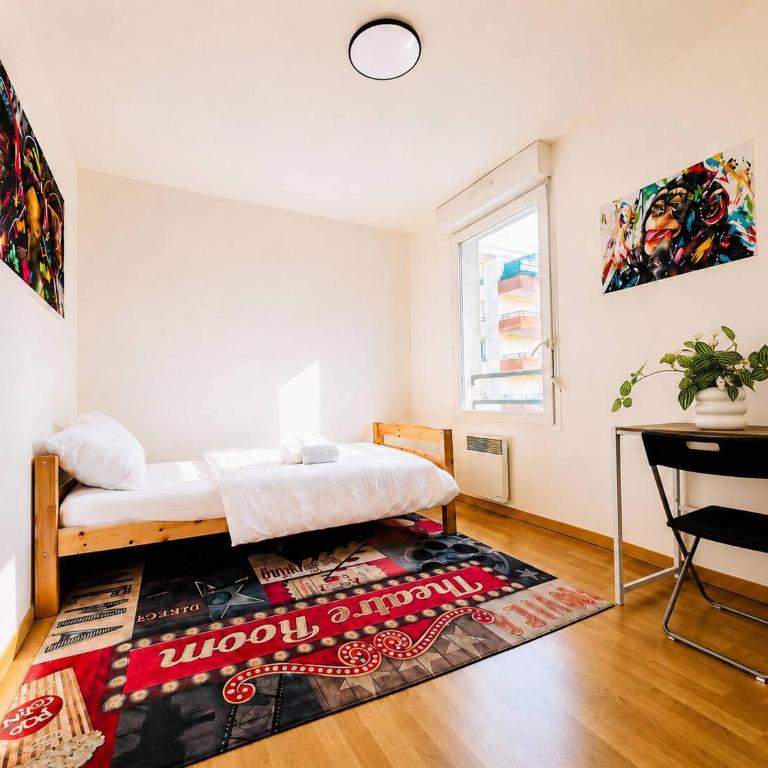 La Beaujoire - Appartamento con 2 Camere da Letto e Balcone - 9