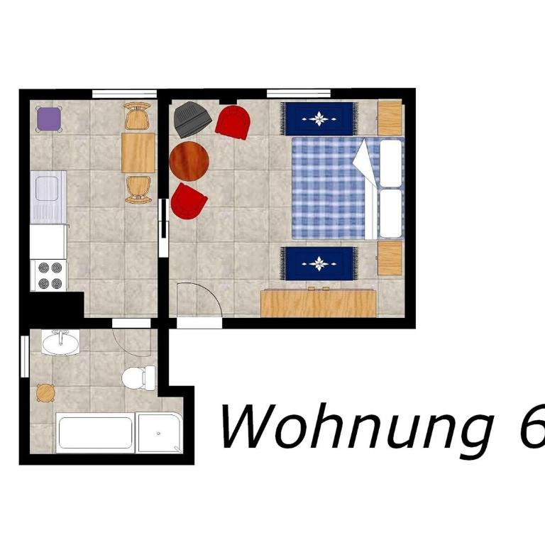 Appartementhaus Fischer - Apartment mit Dusche - 15