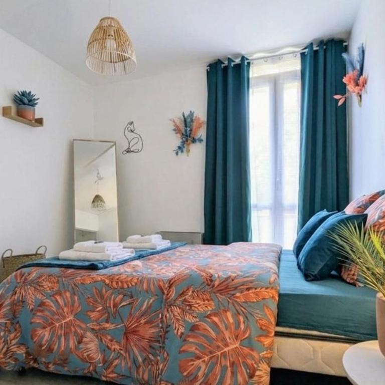 Cosy Jungles - T3 - Balcon & parking privé - Appartement 2 Chambres avec Terrasse - 9