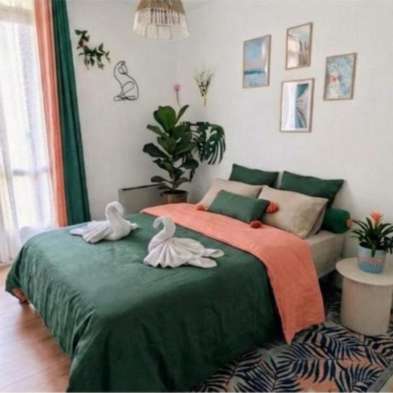 Cosy Jungles - T3 - Balcon & parking privé - Appartement 2 Chambres avec Terrasse - 8