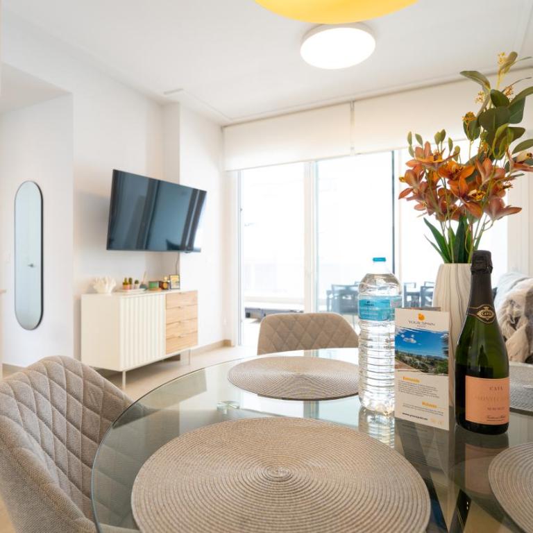 YourSpain es Apartment DelMar1 3 D Heated Pool - Apartment mit 3 Schlafzimmern und Balkon - 2