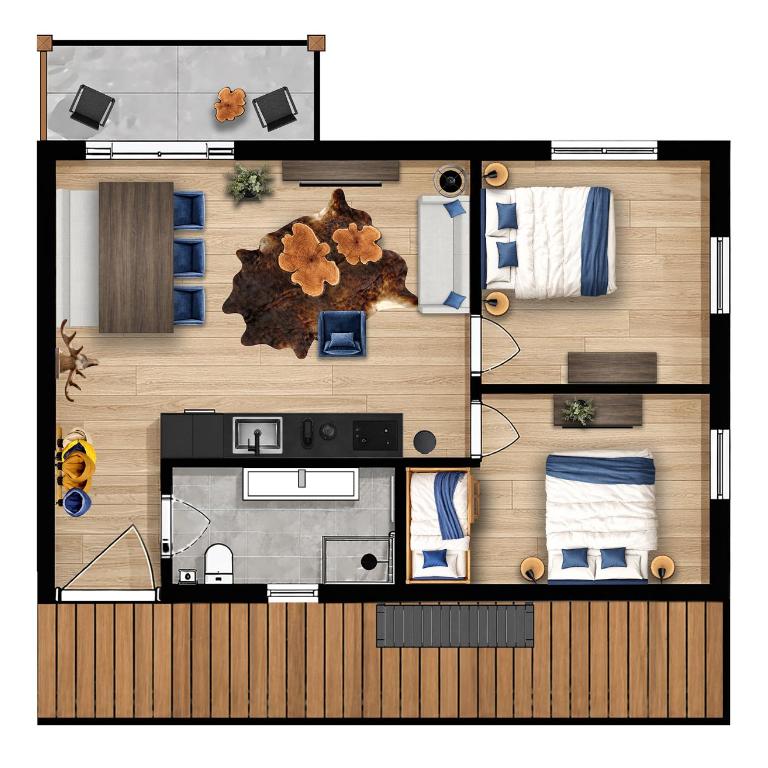 Stylish Loft Apartment with Mountain View near the Lake - Appartement 2 Chambres avec Vue sur la Montagne - 26