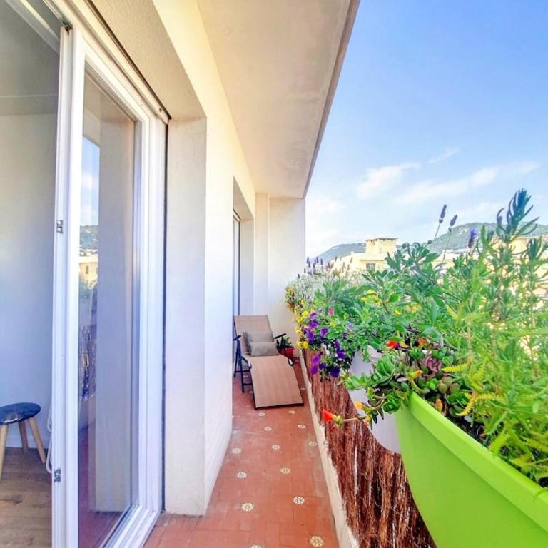 Sun Deck Terrace - Port of Nice with view and air conditioning - Appartement 2 Chambres - 6