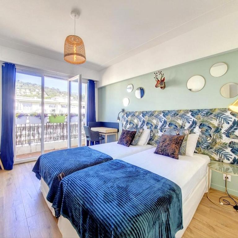 Sun Deck Terrace - Port of Nice with view and air conditioning - Appartement 2 Chambres - 9