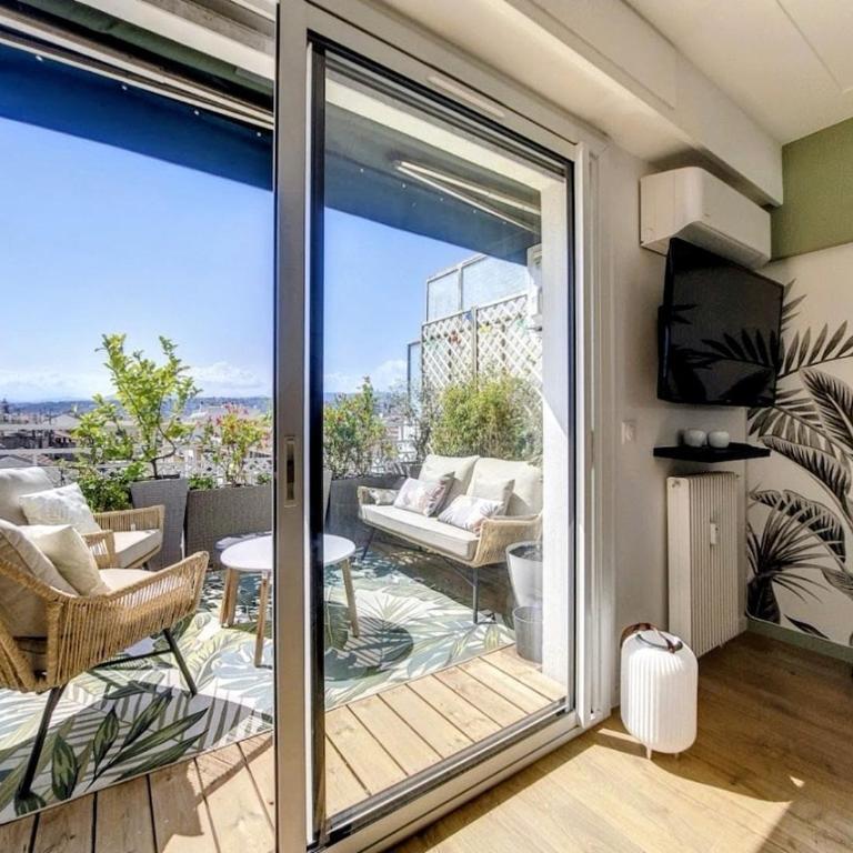 Sun Deck Terrace - Port of Nice with view and air conditioning - Appartement 2 Chambres - 10