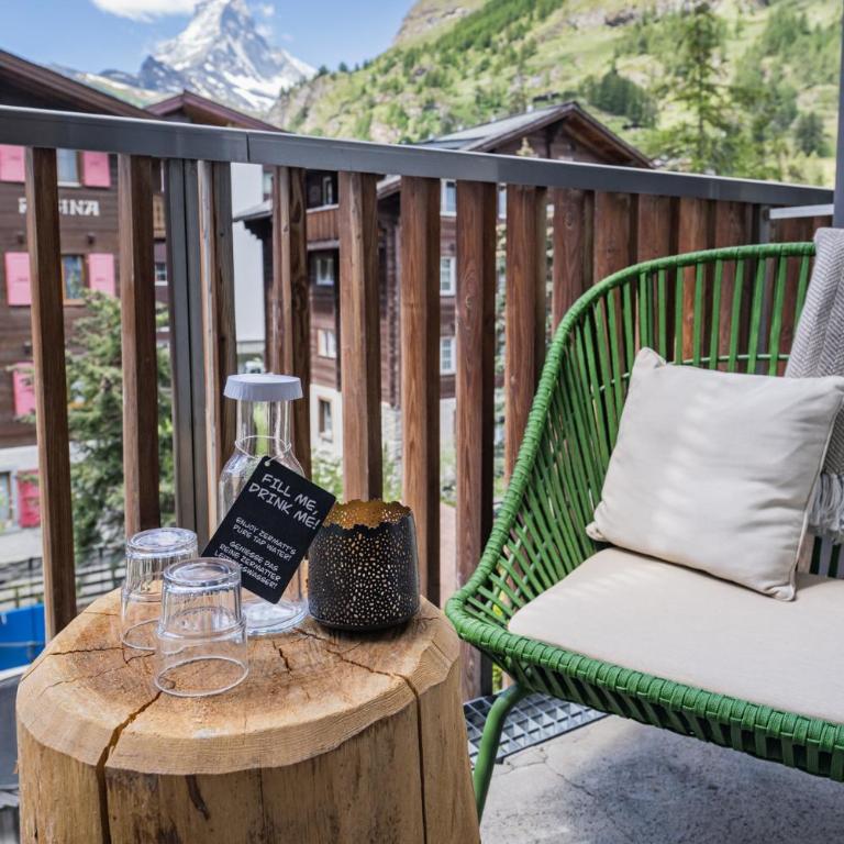 Hotel Bristol - Doppelzimmer mit Blick auf das Matterhorn - 9