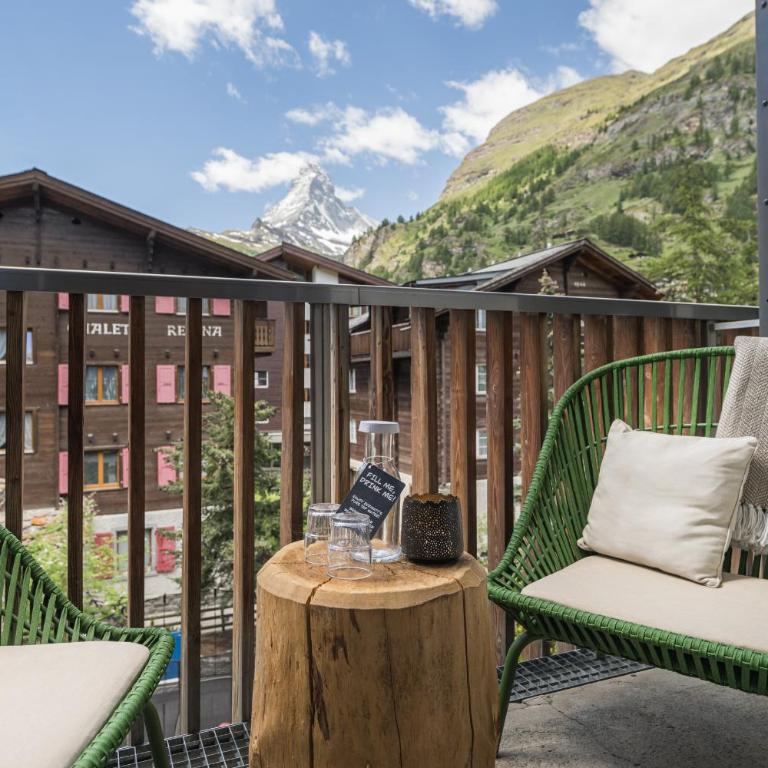 Hotel Bristol - Doppelzimmer mit Blick auf das Matterhorn - 4