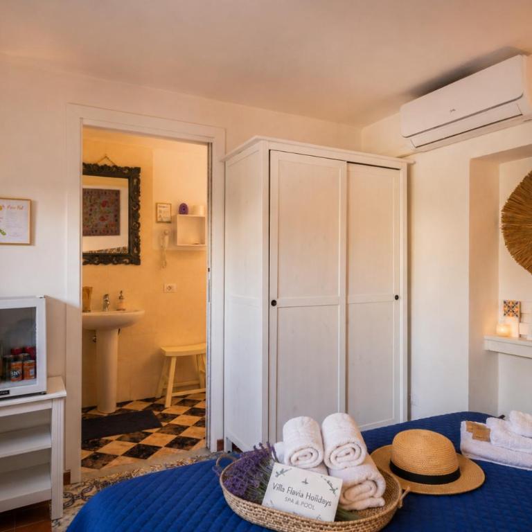 VFH Villa Flavia Eco B&B - Pool & Spa - Doppelzimmer mit Patio - 25
