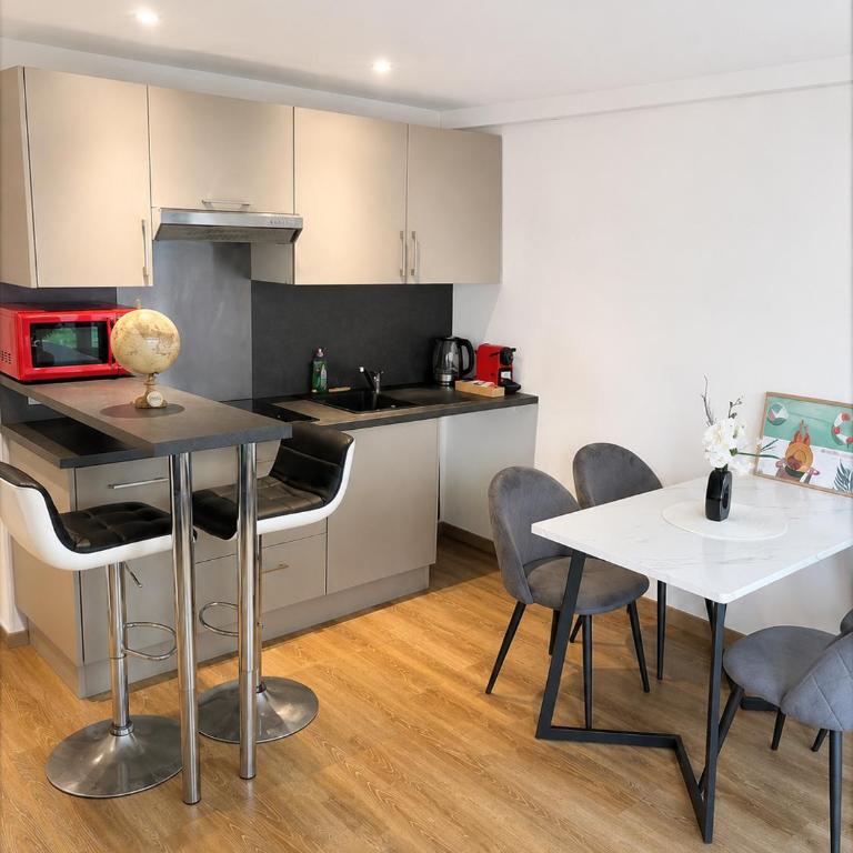 HYPER CENTRE dans remparts vieille ville 1er étage , possible tout faire a pieds - Appartement 1 Chambre - 20
