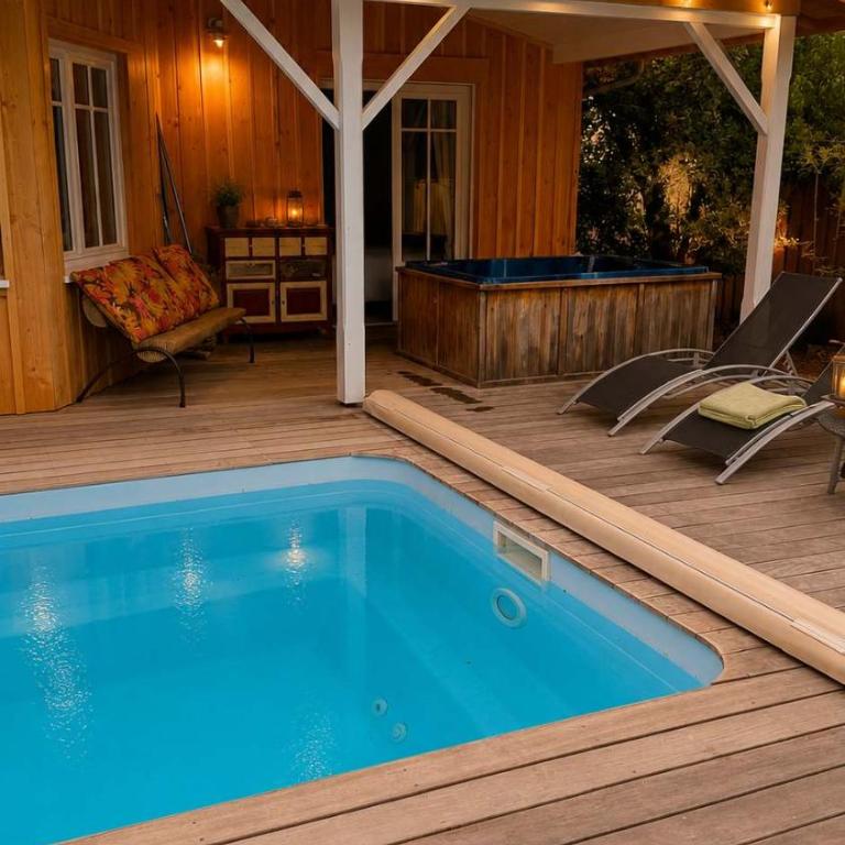 Villa La Chunga avec Piscine chauffée jacuzzi et climatisation - Villa - 8