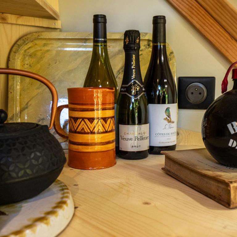 La Pomme de Pin Perchée, cabane romantique pour 2 - Appartement avec Douche - 32